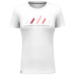 Tee-shirt De Rando Salewa Pure Stripes Dry T-Shirt W White