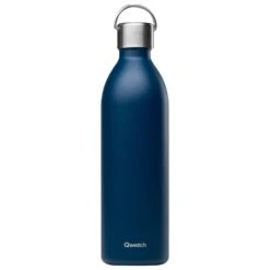 Gourde Qwetch Bouteille Isotherme Active 1L Bleu Marine