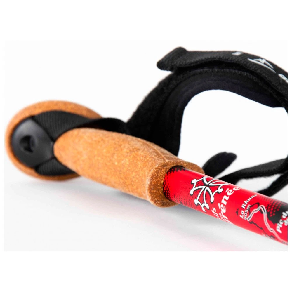 Bâton Guidetti Région Massif Des Pyrénées Noir Rouge – Image 4