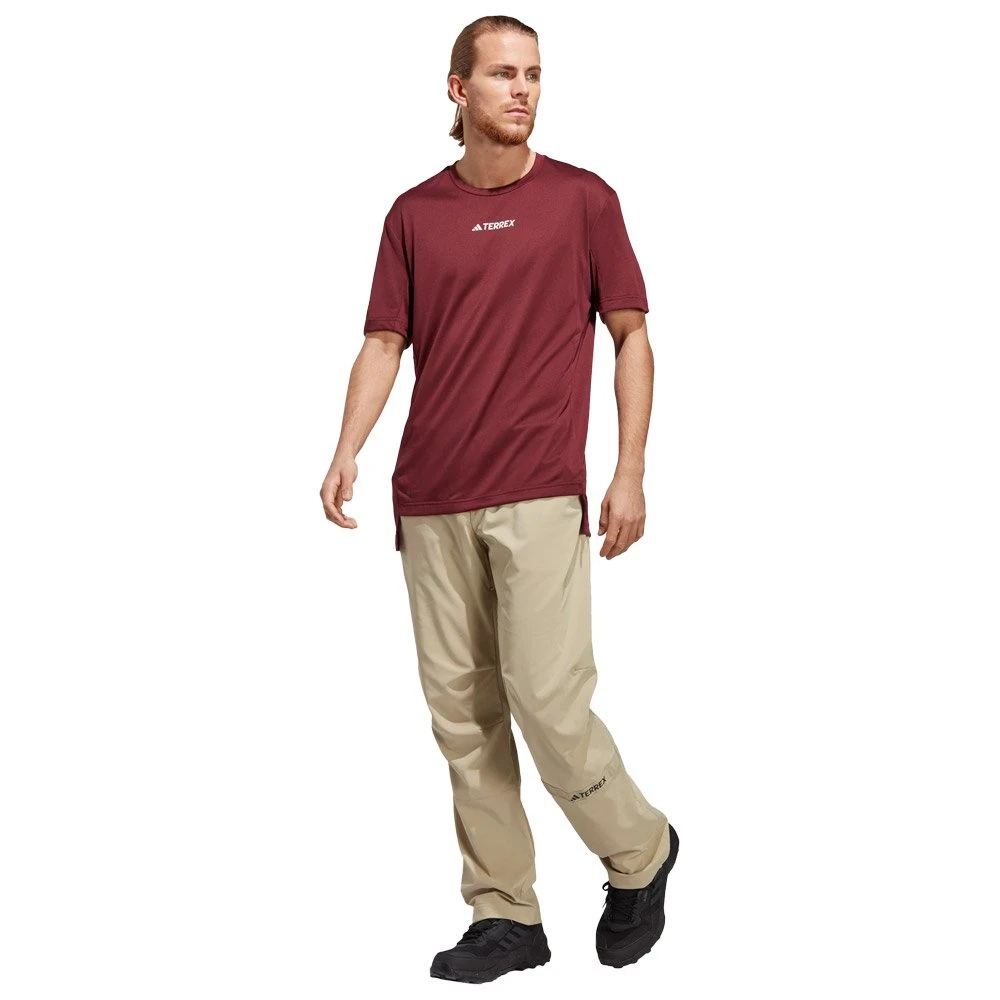 Tee-shirt De Rando Adidas Mt Tee Shadow Red – Image 5