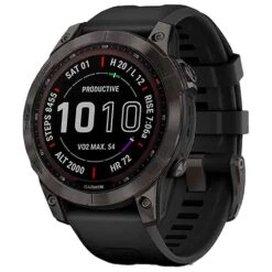 Montres GPS Garmin Fenix 7 Sapphire Solar Edition Carbon Gray Black