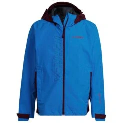 Veste De Rando Adidas Terrex Gore-Tex Paclite Blue Chock
