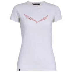 Tee-shirt De Rando Salewa Solid Dry W White