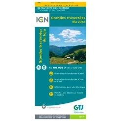 Carte IGN Grandes Traversées Du Jura