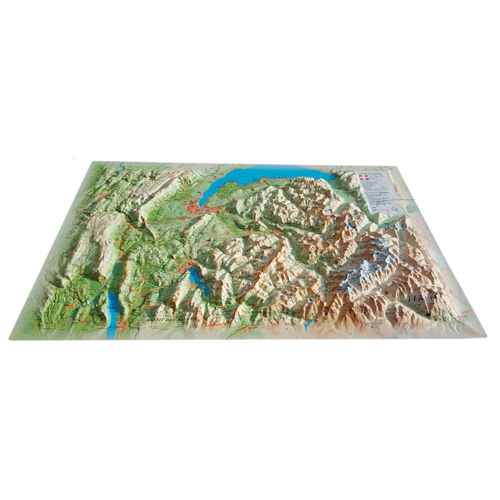 Carte 3D 3DMAP La Haute-Savoie