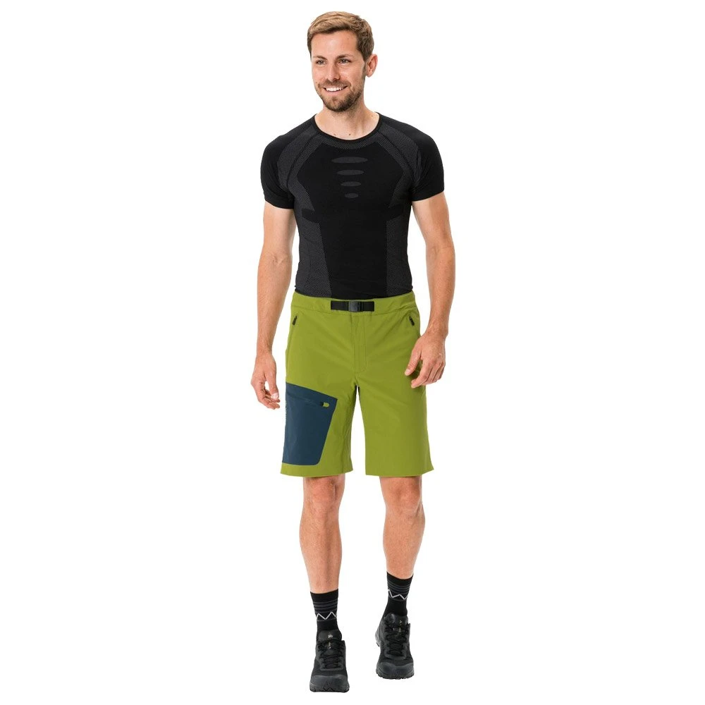 Short De Rando Vaude Men's Badile Shorts Dark Sea Avocado – Image 6