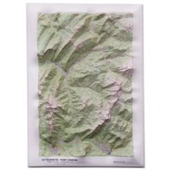 Carte 3D Deniveles La Tournette & Mont Charvin