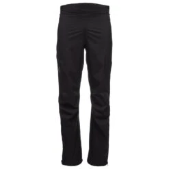 Surpantalon Black Diamond M Stormline Stretch Full Zip Rain Pants Black