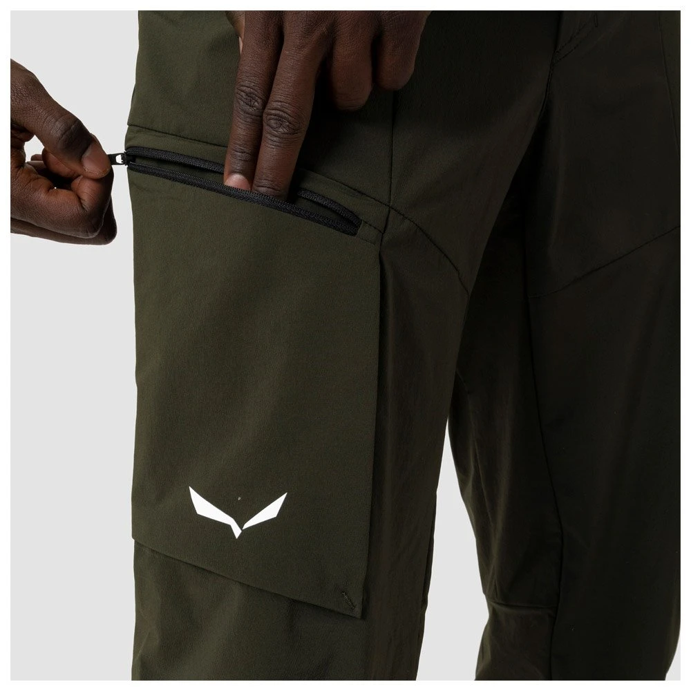 Pantalon De Rando Salewa Puez Durastretch Cargo Pants M Dark Olive – Image 8