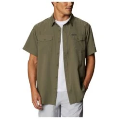 Chemise De Rando Columbia M's Utilizer II Solid SS Stone Green