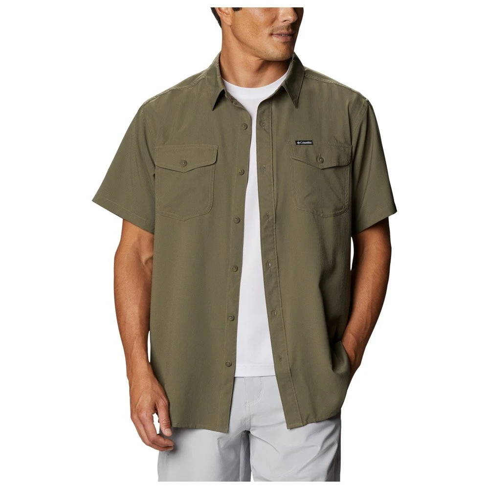 Chemise De Rando Columbia M's Utilizer II Solid SS Stone Green