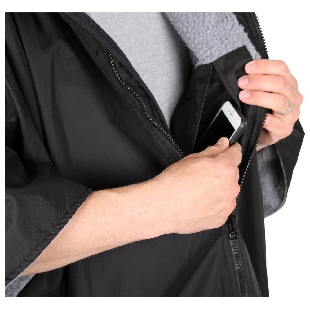 Poncho De Pluie Lifeventure Therma Robe Short Sleeved Black – Image 11