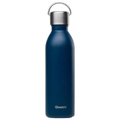 Gourde Qwetch Bouteille Isotherme Active 600ml Matt Bleu Marine