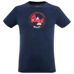 Tee-shirt De Rando Millet Dreamy Peaks S/S Saphir