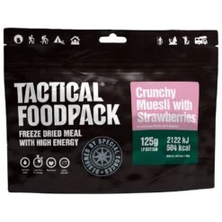 Repas Lyophilisé Tactical Foodpack Crunchy Muesli Strawberries