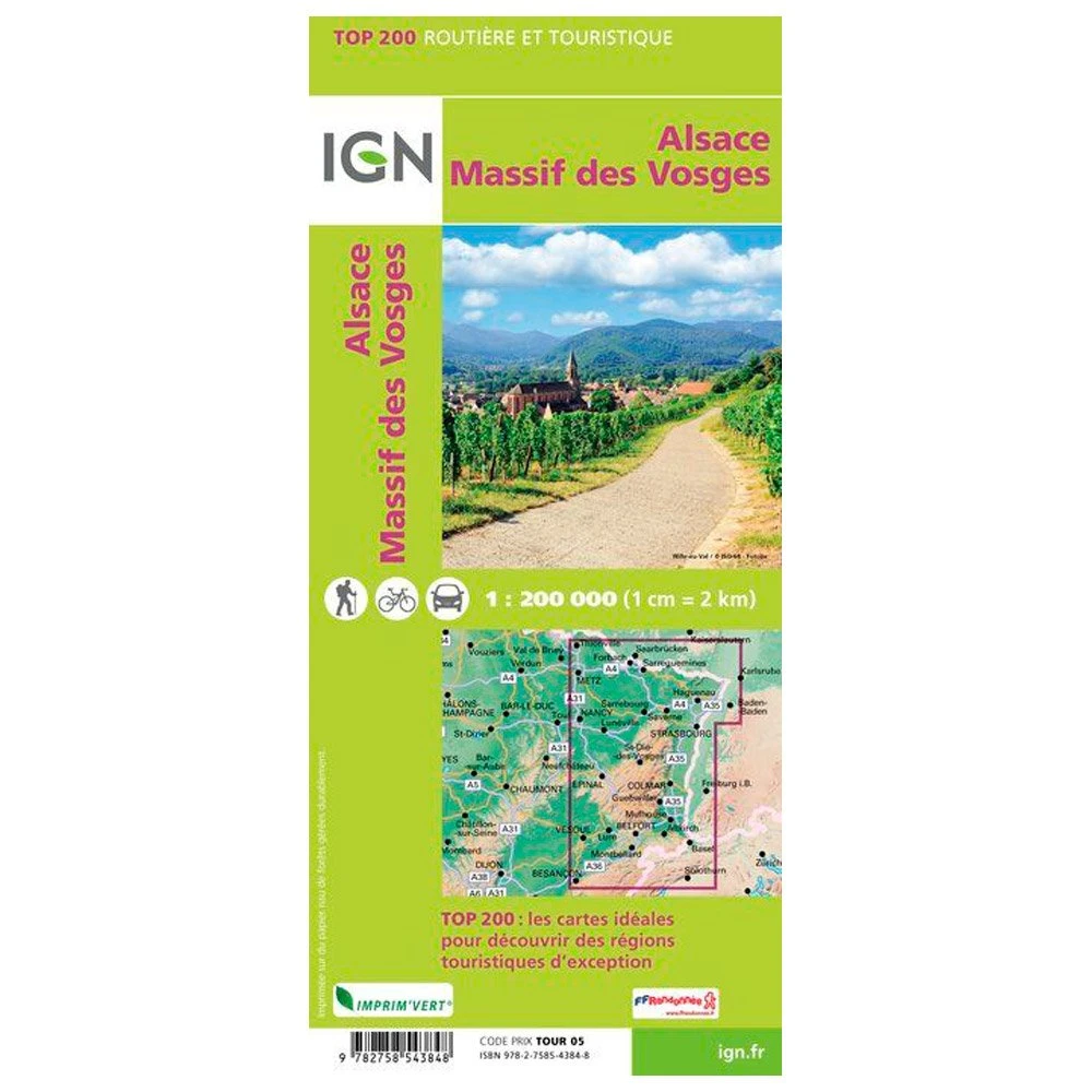 Carte IGN Alsace Massif Des Vosges – Image 2