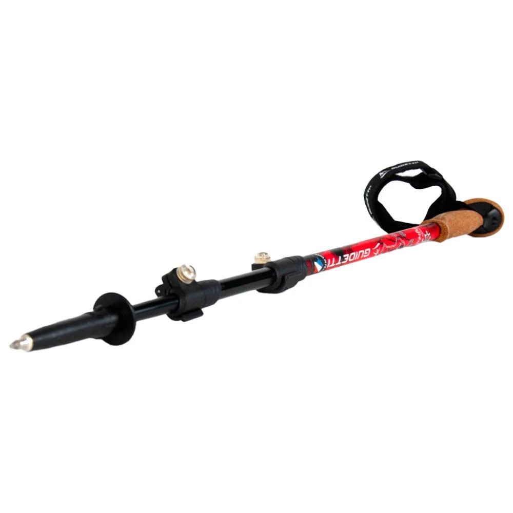 Bâton Guidetti Région Massif Des Pyrénées Noir Rouge – Image 3