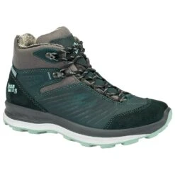 Chaussures De Randonnée Hanwag Bluestrait Mid Lady Es Petrol Mint
