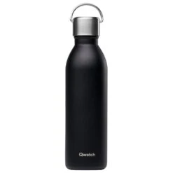 Gourde Qwetch Bouteille Isotherme Active 600ml Matt Noir