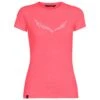 Tee-shirt De Rando Salewa Solid Dry W Calypso Coral Melange