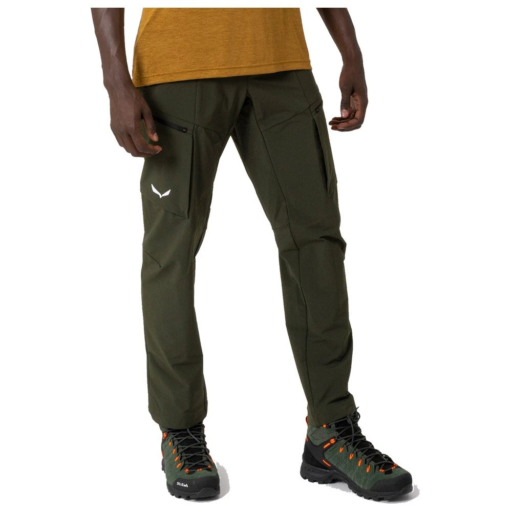 Pantalon De Rando Salewa Puez Durastretch Cargo Pants M Dark Olive – Image 3
