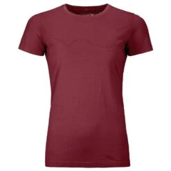 Tee-shirt De Rando Ortovox 120 Tec Mountain W Dark Blood