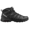 Chaussures De Randonnée Salomon X Ultra Pioneer Mid Gtx Black Magnet Monument