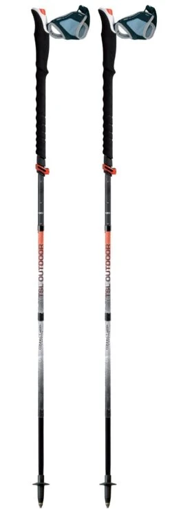 Bâton TSL Connect Carbon 5 Cross Standard Grey Orange