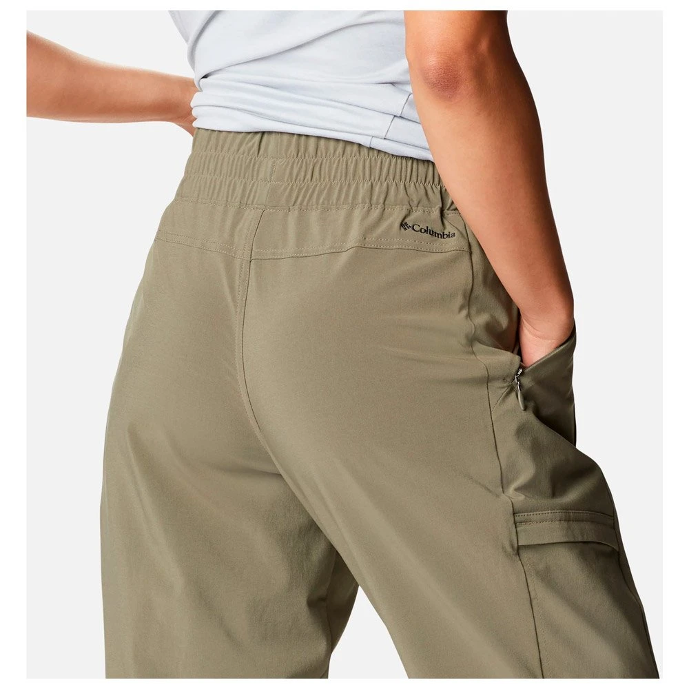 Pantalon De Rando Columbia W's Pleasant Creek Eu Jogger Stone Green â Image 3