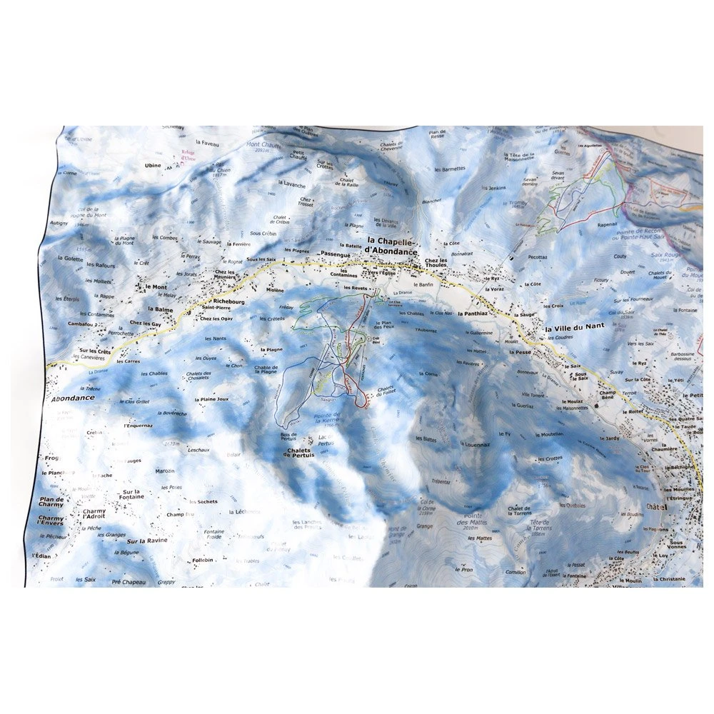 Carte 3D Deniveles Carte Des Pistes Portes Du Soleil Avoriaz Châtel Chapelle D’Abondance – Image 7