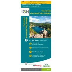 Carte IGN La Traversée Des Vosges