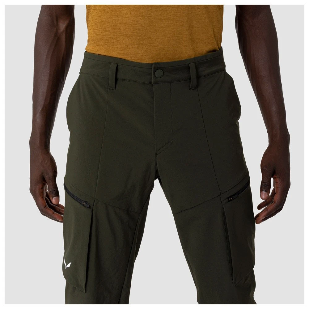 Pantalon De Rando Salewa Puez Durastretch Cargo Pants M Dark Olive – Image 5