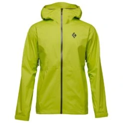 Veste De Rando Black Diamond M Stormline Stretch Rain Shell Optical Yellow