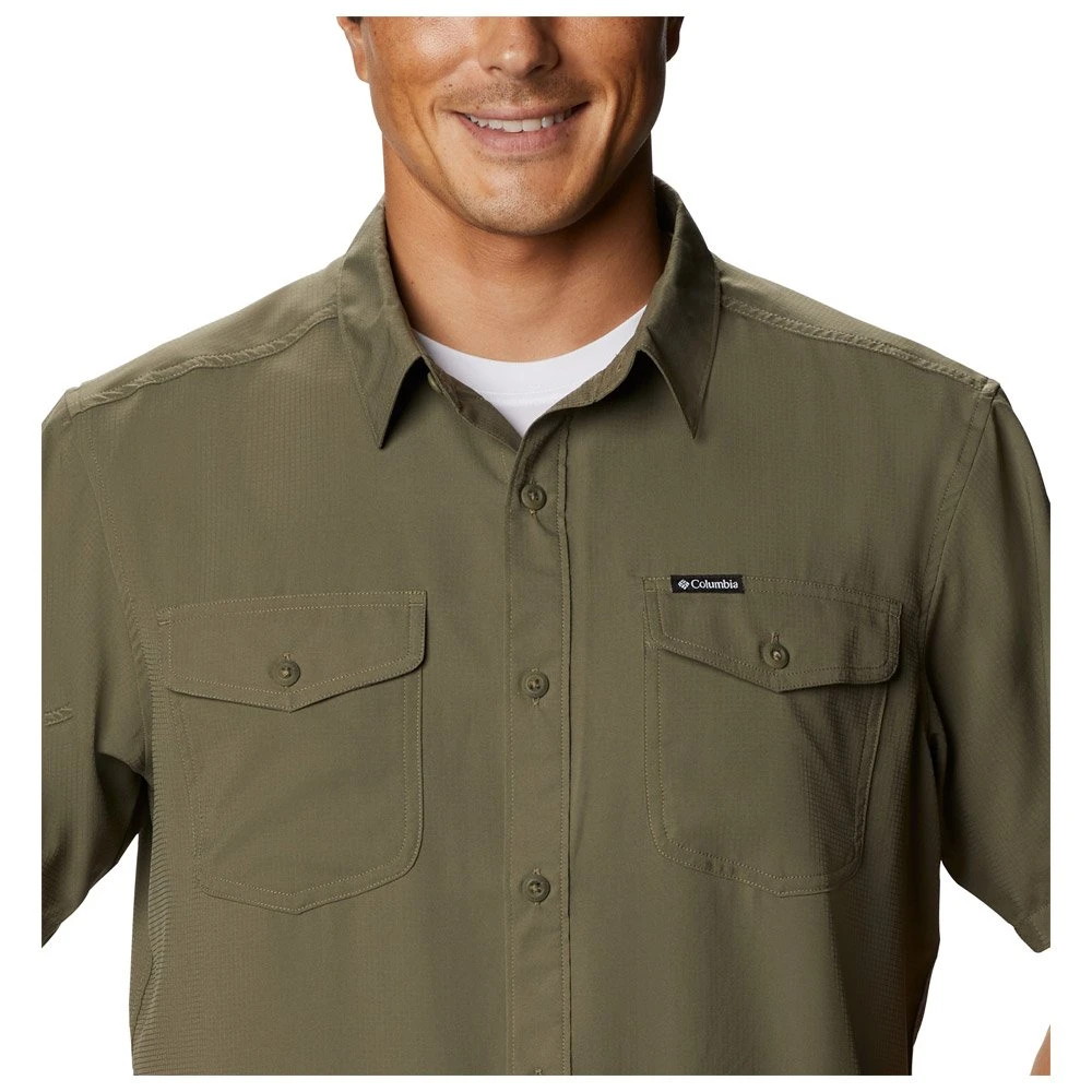 Chemise De Rando Columbia M's Utilizer II Solid SS Stone Green â Image 4