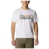 Tee-shirt De Rando Columbia M's Sun Trek SS Graphic Tee White / Multi C Graphic