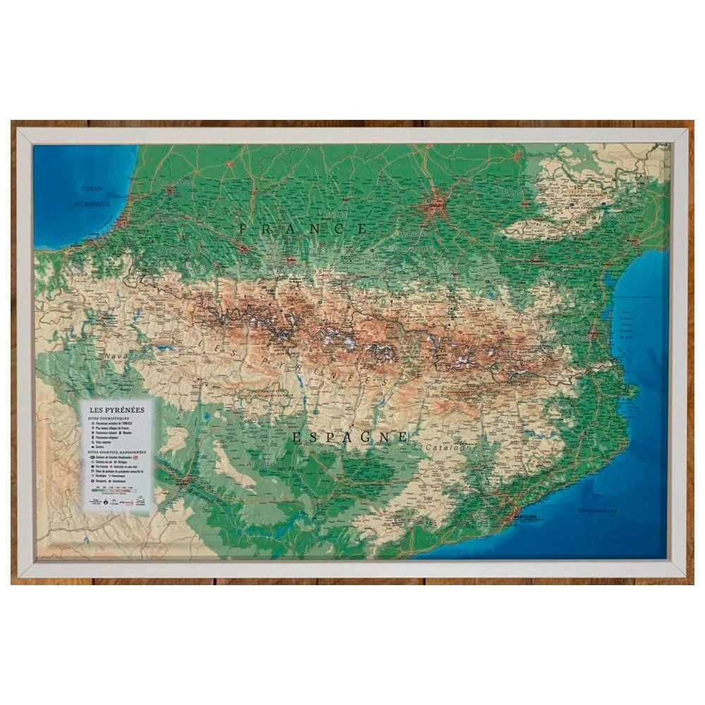 Carte 3D 3DMAP Les Pyrénnées – Image 2