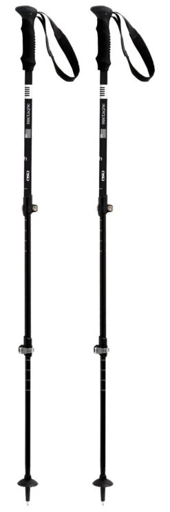 Bâton TSL Country Alu 3 Light Bretagne 63-135cm Black White