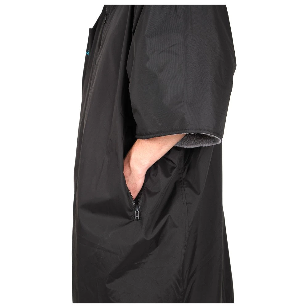 Poncho De Pluie Lifeventure Therma Robe Short Sleeved Black – Image 9