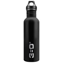 Gourde 360 Degrees Bouteille Acier Inoxydable 360° 750ml Matte Black