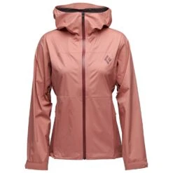Veste De Rando Black Diamond W Stormline Stretch Rain Shell Chalk Pink