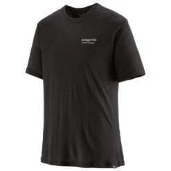 Tee-shirt De Rando Patagonia M's Cap Cool Merino Graphic Shirt Heritage Header: Black