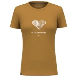 Tee-shirt De Rando Salewa Pure Heart Dry Golden Brown