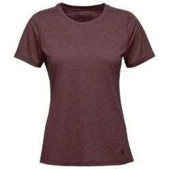 Tee-shirt De Rando Black Diamond W Lightwire Tech Tee Cherrywood