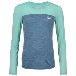 Tee-shirt De Rando Ortovox 150 Cool Logo Ls W Ice Waterfall