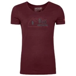 Tee-shirt De Rando Ortovox 140 Cool Vintage Badge W Winetasting